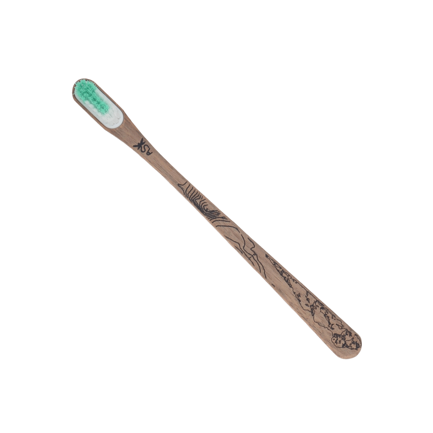 Brosse à dents artisanale en bois à tête rechargeable - Belledonne